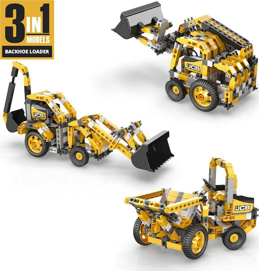 Engino Plastic Construction Toy Construction Back Hoe Loader for Children 6+ years old+ Years