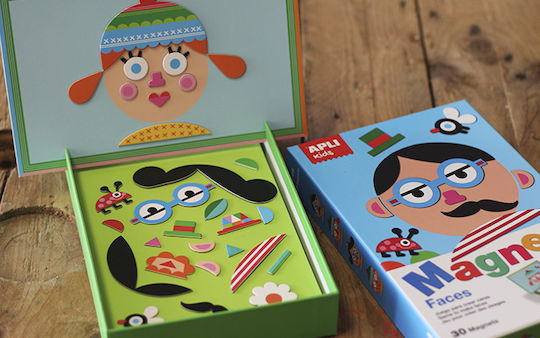 Apli Kids Μαγνητικό Παιχνίδι Κατασκευών Portraits Design για Παιδιά 3+ Ετών