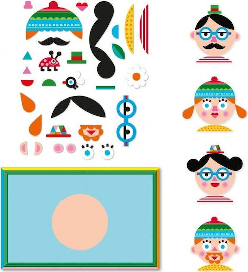 Apli Kids Μαγνητικό Παιχνίδι Κατασκευών Portraits Design για Παιδιά 3+ Ετών