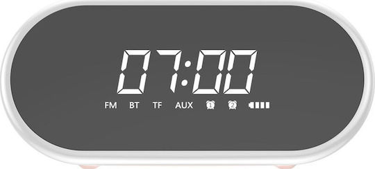 Baseus Encok E09 Tabletop Digital Clock Pink with Alarm NGE09-04