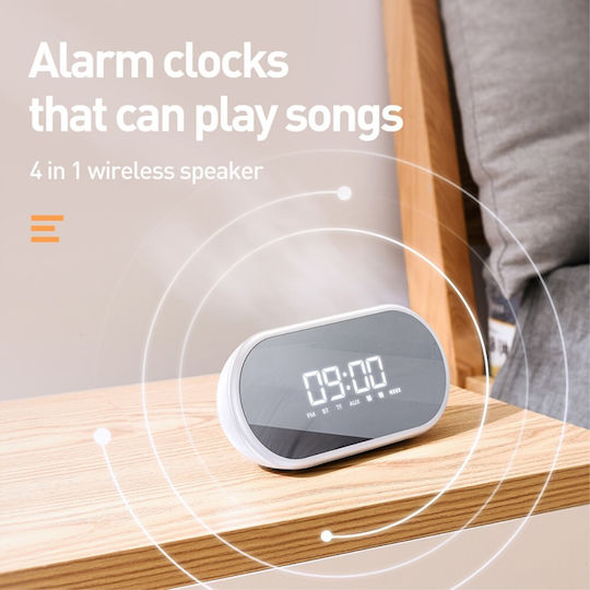 Baseus Encok E09 Tabletop Digital Clock Pink with Alarm NGE09-04
