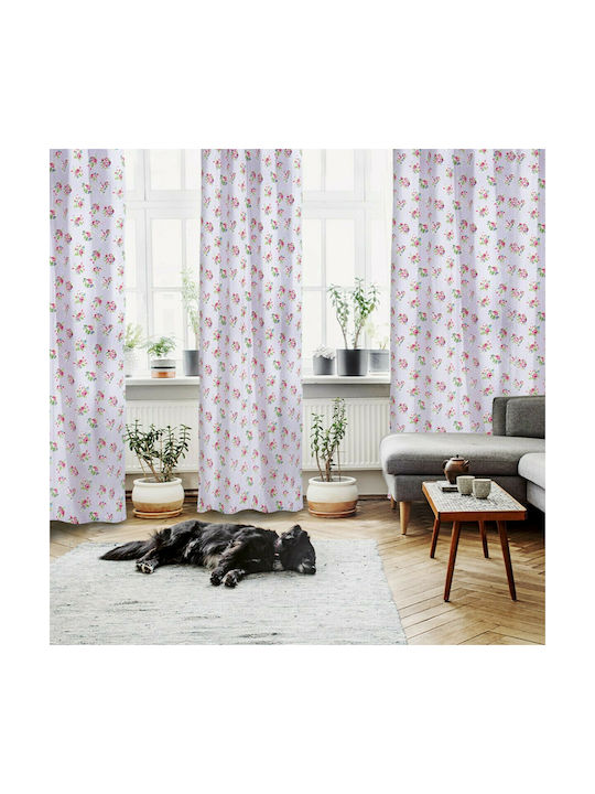 Das Home Curtain with Grommet 2103 Lilac 140x260cm