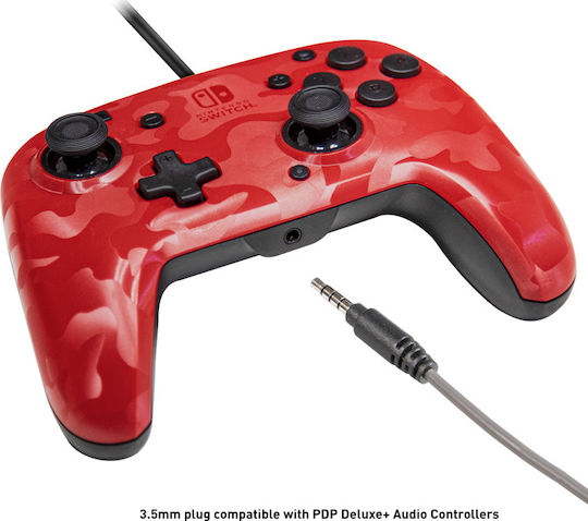 PDP LVL40 Switch On Ear Gaming Headset με σύνδεση 3.5mm Blue / Red for Nintendo Switch