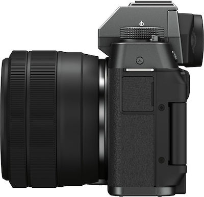 Fujifilm Mirrorless Φωτογραφική Μηχανή X-T200 Crop Frame Kit (XC 15-45mm F3.5-5.6 OIS PZ) Silver