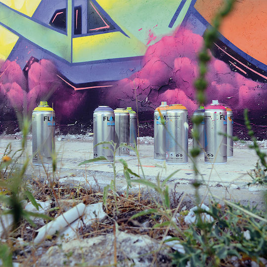 Flame Paint Σπρέι Βαφής FB Ακρυλικό με Ματ Εφέ Fire Red 400ml