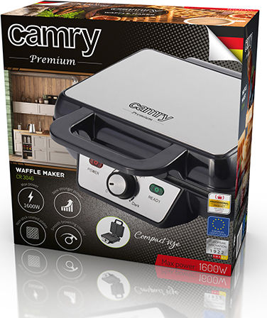 Camry CR-3046 Гофретник за Правоъгълни Гофрети 2 Места 1000W