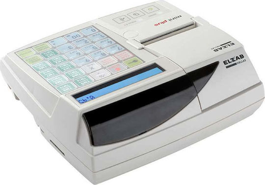 Elzab Mini Plus Касова Машина с Батерия в Бял Цвят
