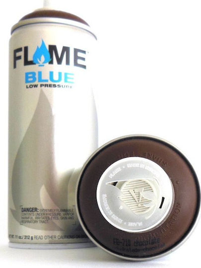 Flame Paint Σπρέι Βαφής FB Ακρυλικό με Ματ Εφέ Chocolate 400ml