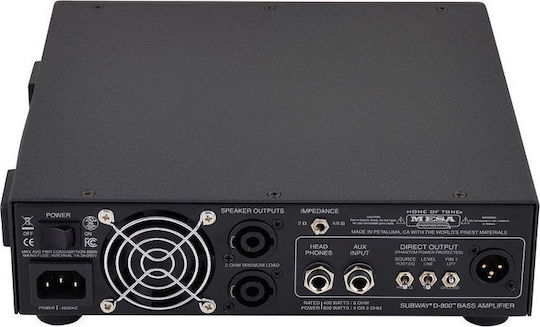 Mesa Boogie Subway D-800 Κεφαλή Ηλεκτρικού Μπάσου 800W