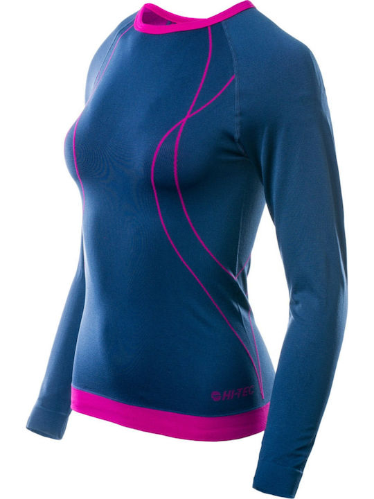 Hi-Tec Lady Ikar Damen Thermo Langarmshirt Blau