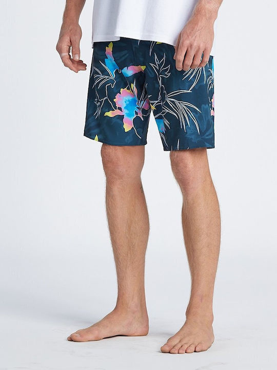Sundays Airlite 19" Men's Swimwear Shorts Navy Blue with Patterns