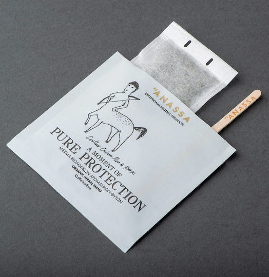 Anassa Organics Pure Protection Μείγμα Βοτάνων Βιολογικό Προϊόν 10 Φακελάκια 10gr
