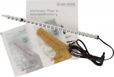 Mystim Tickleberry Finn Extensor în Culoare Argintiu