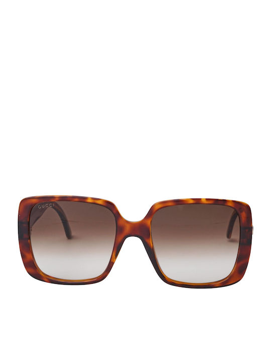 Gucci Γυαλιά Ηλίου Καφέ με Κοκκάλινο Σκελετό Gucci Γυαλιά Ηλίου Καφέ με Κοκκάλινο Σκελετό