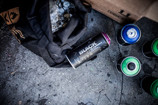 Montana Cans Σπρέι Βαφής BLK με Ματ Εφέ Ivory 400ml