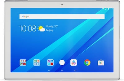 Lenovo Tab4 10 10.1" με WiFi & 4G (2GB/16GB) Λευκό