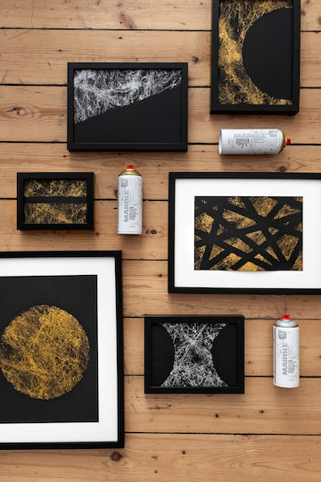 Montana Cans Σπρέι Βαφής Marble Effect Black 400ml