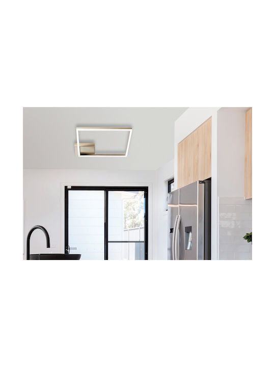 Fabas Luce Bard Ceiling Mount Light 42cm Gold with Integrated LED