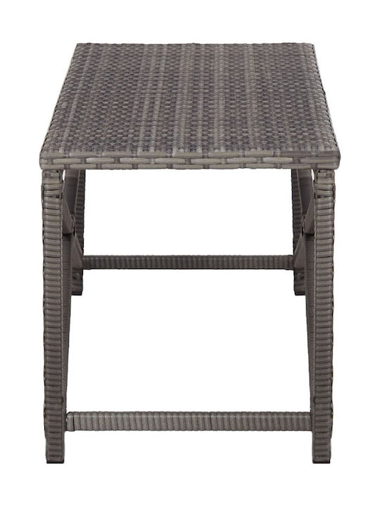 Παγκάκι Εξωτερικού Χώρου Rattan 120x40x43cm