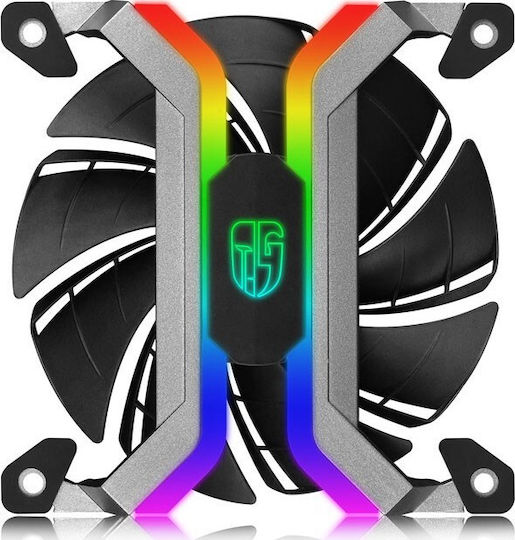 Deepcool MF 120S Case Fan (2000rpm / 45.4cfm) με RGB Φωτισμό και Σύνδεση 3-Pin