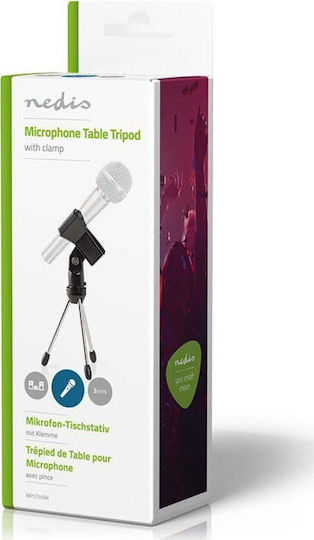 Nedis MPST05BK Βάση Μικροφώνου Tripod Table Stand Max 0.8 kg