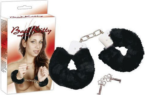 You2Toys Bad Kitty Soft Cuffs Χειροπέδες σε Μαύρο Χρώμα