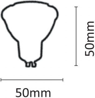 Inlight LED-Lampe 8W für Fassung GU10 und Form MR16 Kühles Weiß 640lm