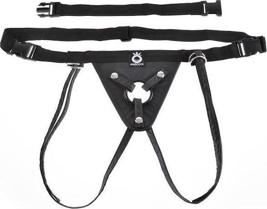 Pipedream King Cock Fit Rite Harness Harness σε Μαύρο Χρώμα