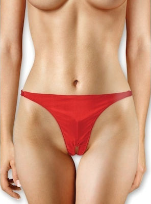 Shots Ouch Adjustable Panty Red