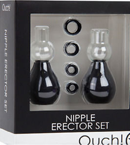 Shots Ouch Nipple Erector Set Αναρροφητής Θηλών Black