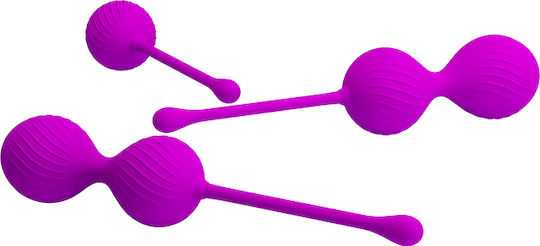 Pretty Love Kegel Balls Three In One Vaginalbälle Lila