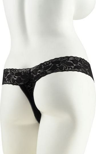 Pipedream Fetish Fantasy Series Hanky Spank Me Vibrating Panties Mini Δονητής για Ζευγάρια Μαύρος
