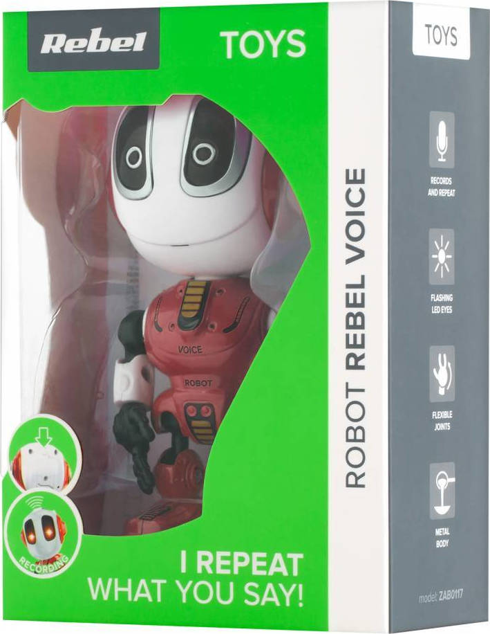 Rebel Robot Voice RED ZAB0117R