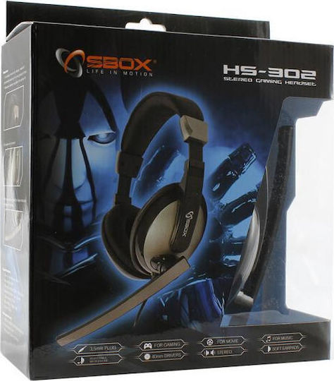 Sbox HS-302 Over Ear Gaming Headset με σύνδεση 3.5mm