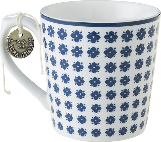Laura Ashley Blueprint Becher aus Porzellan Blau 320ml