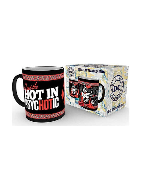 GB eye Harley Quinn Wärmewechsel Tasse Keramik Schwarz 350ml 1Stück