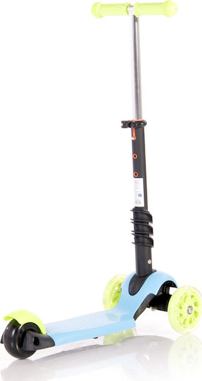 Lorelli Kids Scooter Foldable Smart Plus 3-Wheel with Seat for 3+ Years Green