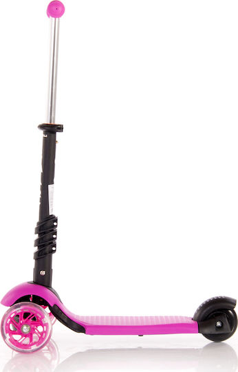 Lorelli Kids Scooter Foldable Smart Plus 3-Wheel with Seat for 3+ Years Pink