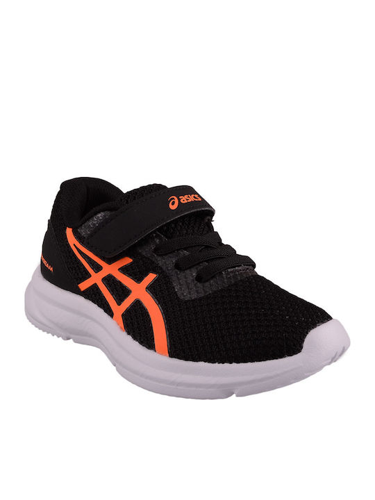 Lazerbeam PS Kids Sports Shoes Running with Hoop & Loop Closure Black