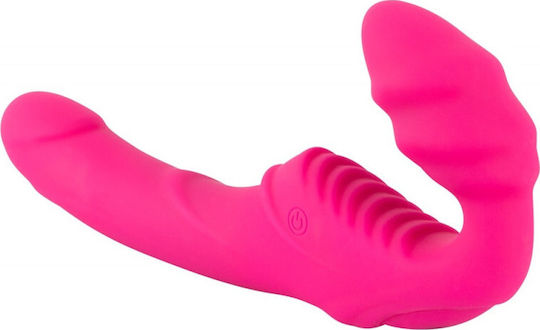 You2Toys Strapless Strap On με Dildo με Δόνηση σε Ροζ Χρώμα