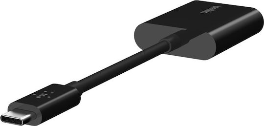 Belkin Μετατροπέας USB-C male σε USB-C 2x female 1τμχ F7U081BTBLK