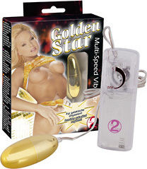 You2Toys Golden Star Multispeed Vibrating Egg Vibrator Egg 6cm Gold