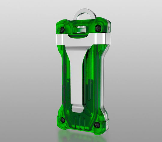 Armytek Rechargeable Keychain Flashlight LED IP67 with Maximum Brightness 200lm Zippy Jade Embedded Green Green