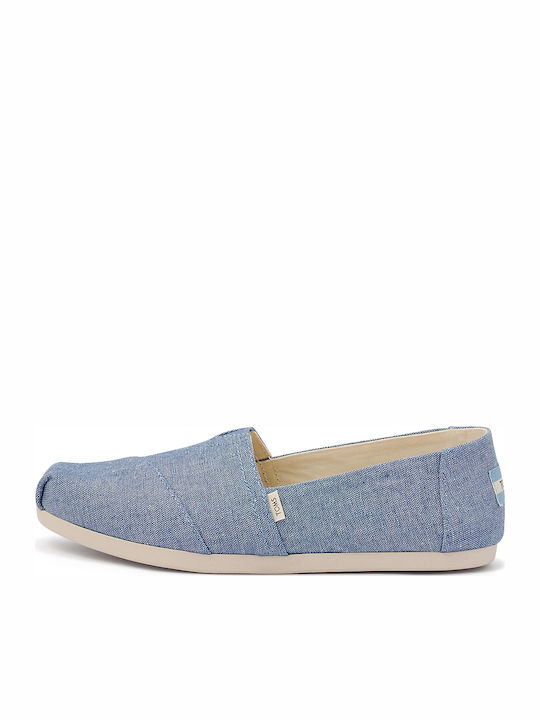 Alpargata Din material textil Espadrile dama în culoarea Albastru deschis
