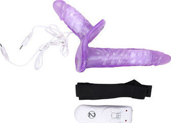 You2Toys Vibrating Strap on Duo Purple