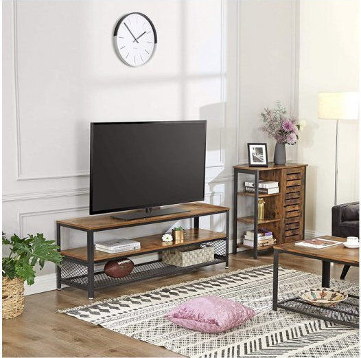 Μπουφές από Ξύλο & Μέταλλο Καρυδί 70x30x81cm