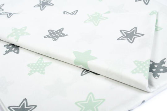 Dimcol Star Πάνα Αγκαλιάς Χασέ Πράσινο 80x80εκ.