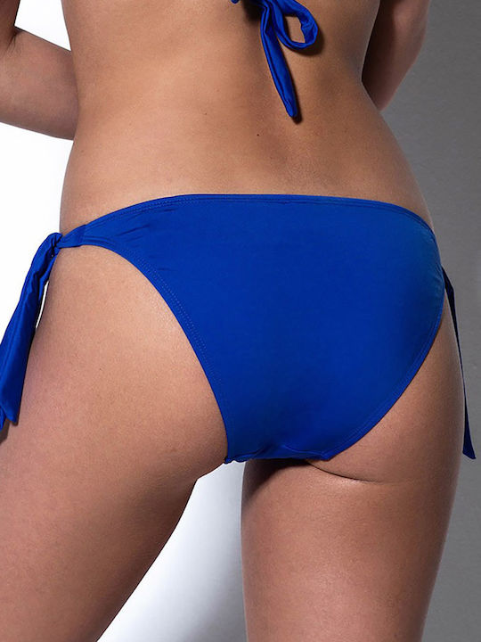 Bluepoint Bikini Alunecare cu Șnururi Albastru