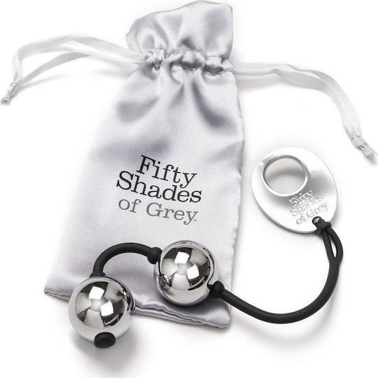 Fifty Shades of Grey Inner Goddess Pleasure Balls Κολπικές Μπάλες Ασημί