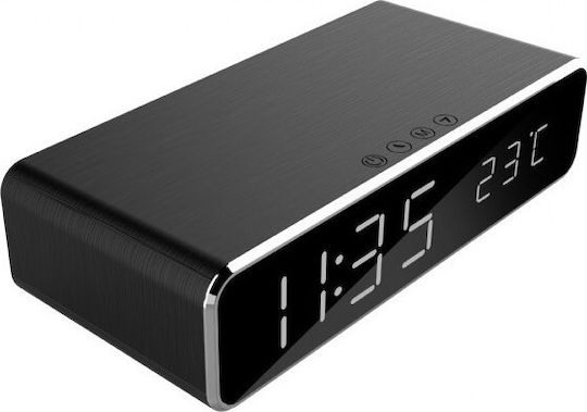 Gembird Ceas Digital de Masă Funcția de încărcare Negru cu Alarmă & Încărcare Wireless DAC-WPC-01 Gembird Ceas Digital de Masă Funcția de încărcare Negru cu Alarmă & Încărcare Wireless DAC-WPC-01
